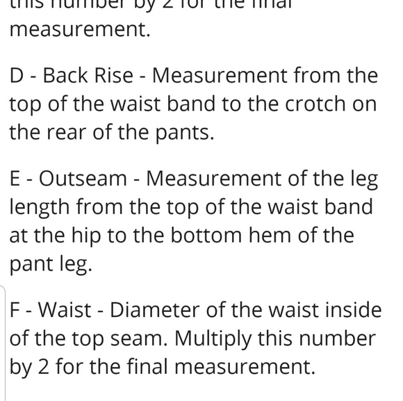 Measure pants - Picture 4 of 4